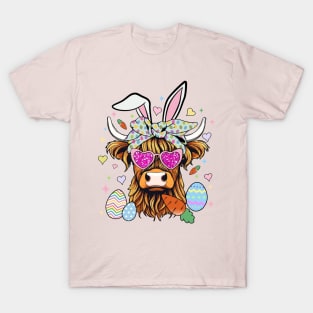 Highland Cow Easter Day T-Shirt